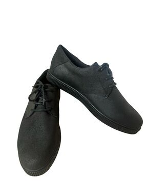 VINTAGE KR3W Footwear Hamilton "Fit Approval Sample" - black oiled suede